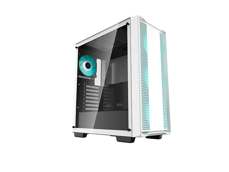 ATX Midi Tower Case Deepcool CC560 V2 White w/USB 3.0, USB 2.0, 4x 120mm LED Fans