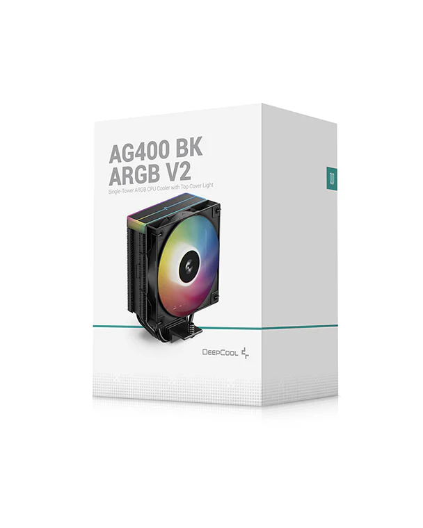 Cooler Deepcool AG400 V2 ARGB all Intel/AMD Black