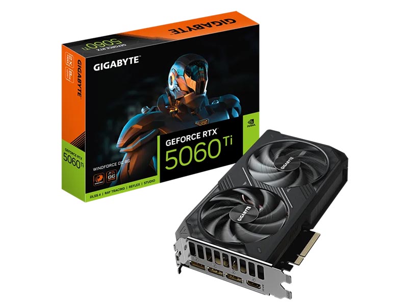 Gigabyte GeForce RTX 5060 Ti WINDFORCE OC 8GB GDDR7 HDMI/3xDP/DX12U/PCIe 5.0