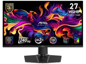 Monitor 27" MSI MAG 273QP QD-OLED X24 240Hz, 0.03ms, 2560x1440 WQHD, HDR400, HDMIx2, DP, HAS