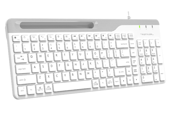Keyboard A4 FK25 Multimedia USB White