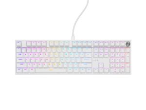 Keyboard Genesis Gaming Thor 404 Hot Swap Mechanical White Outemu Peach Silent Switch