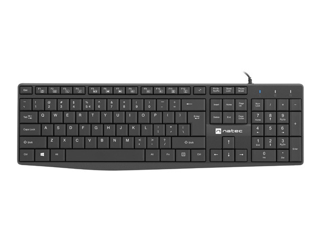 Keyboard Natec Nautilus Slim Black