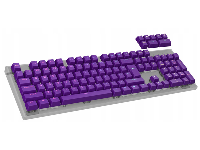 Keycaps Genesis Lead 300 Universal Violet Double Shot Gaming