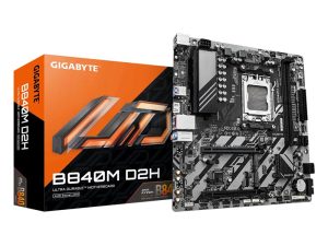 MB Gigabyte B840M D2H AM5 DDR5 7600MHz OC 2xM.2/USB3.2/PCIe 4.0/2.5GBit/HDMI