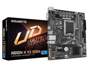 MB Gigabyte H610M H V3 DDR4 LGA1700 3200MHz SATA3 M.2 USB3.2 GBit LAN PCIe 4.0 HDMI/VGA