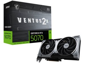 MSI GeForce RTX 5070 VENTUS 2X OC 12GB GDDR7/HDMI/3xDP/DX12U/PCIe 5.0/TORX FAN 5.0