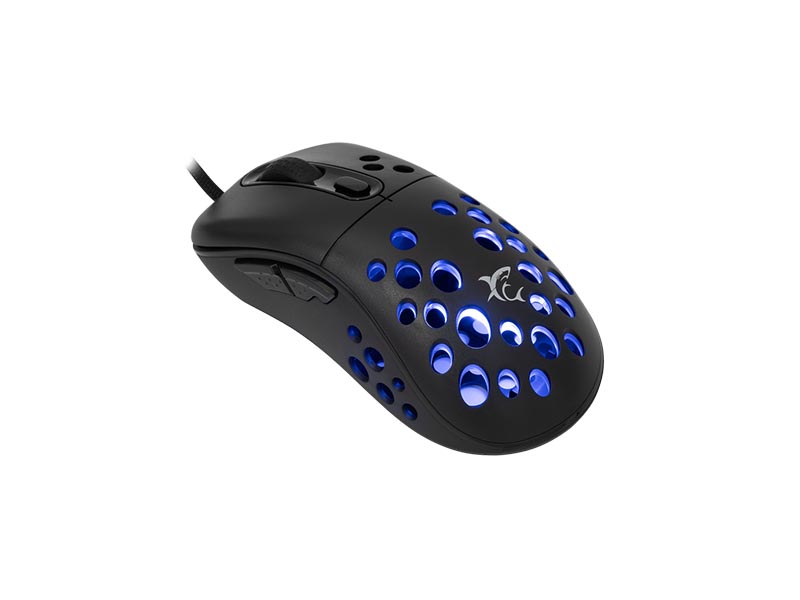 Mouse White Shark Gaming Azrael 12800dpi RGB Black - Image 2