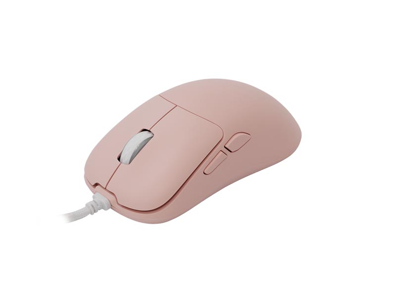 Mouse White Shark Gaming Graphene 12400dpi Pink 47g