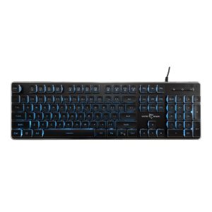 Keyboard White Shark Tachi Ice Blue LED Black