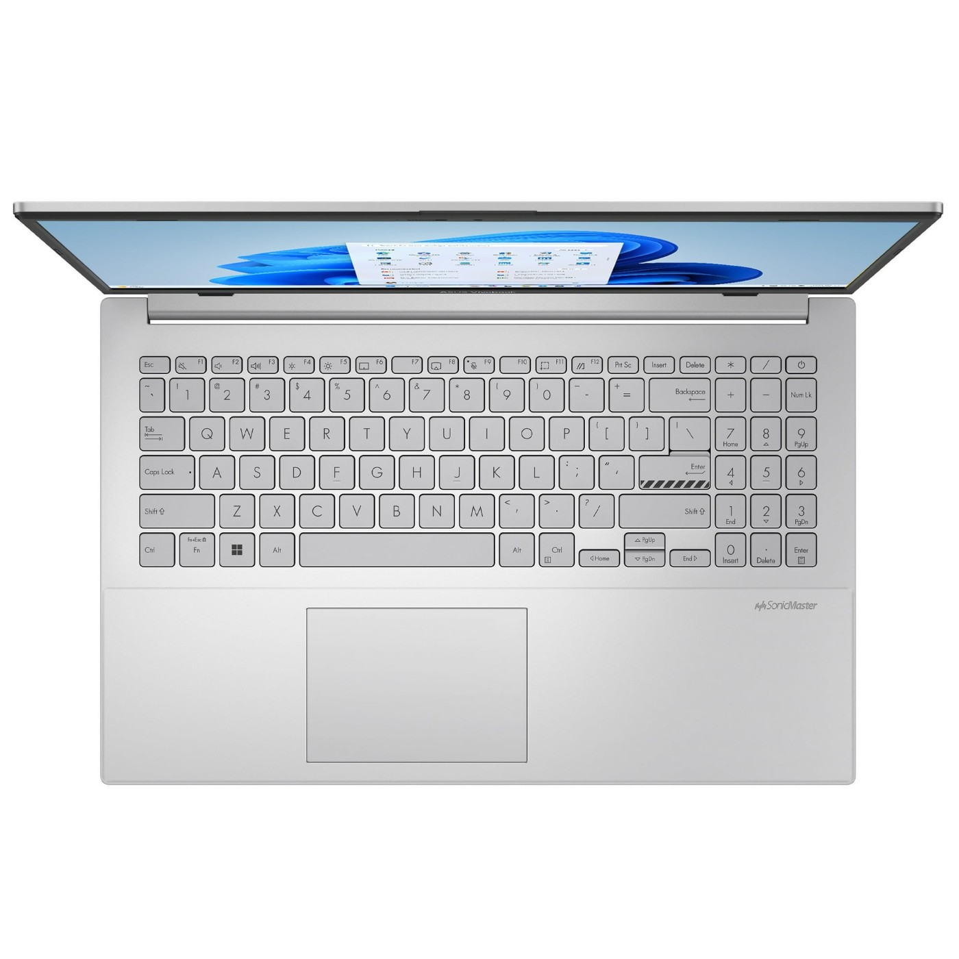 Laptop ASUS Vivobook E1504GA-NJ013W (15.6" FHD / i3-N305 / 8GB / 256GB SSD / Win 11) Cool Silver - Image 2