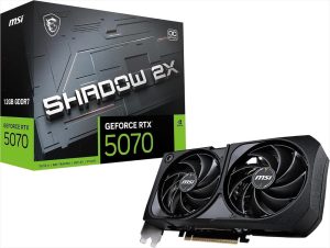 MSI RTX 5070 SHADOW 2X OC 12GB GDDR7, 3xDP, 1xHDMI